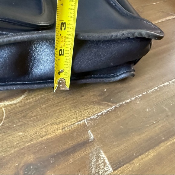 Coach Black Leather Satchel Briefcase - Picture 13 of 16